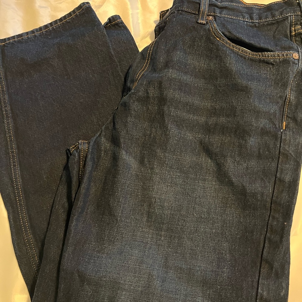 Old Navy.  Men's Loose Fit Blue Jeans. Dark rinse. Never worn.